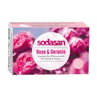 BIO pleťové mydlo CREAM Ruža a Geránium