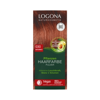LOGONA Prášková farba na vlasy - Natural Red